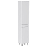 Пенал EQUIL Nice 40 напольный с корзиной белый